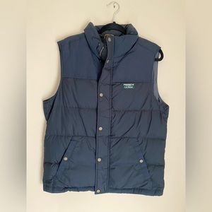 LLBean Black Puffer Vest
